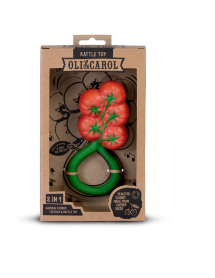 Sonajero y mordedor &quot;Tomate&quot;