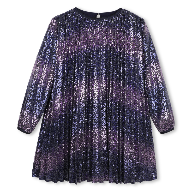 Vestido Plissado com Lantejoulas BILLIEBLUSH