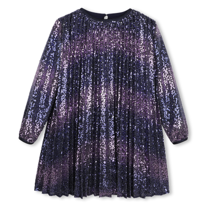 Vestido Plissado com Lantejoulas BILLIEBLUSH