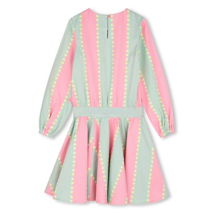 Vestido Jacquard às Riscas BILLIEBLUSH