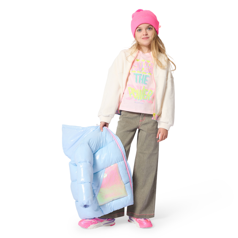 T-shirt de Manga Comprida com Strass BILLIEBLUSH