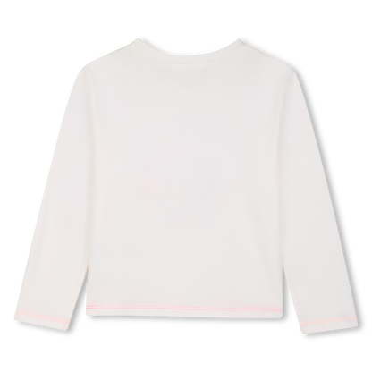 T-shirt de Manga Comprida com Glitter e Lantejoulas BILLIEBLUSH