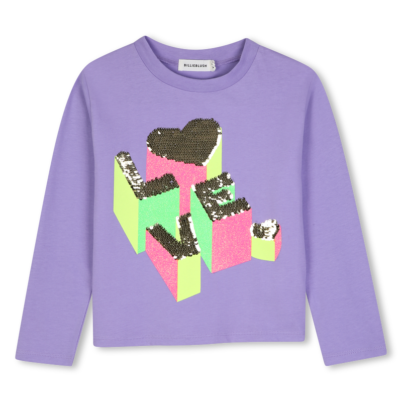 T-shirt com Lantejoulas Reversíveis BILLIEBLUSH