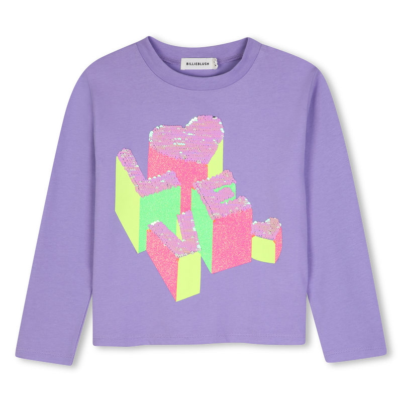 T-shirt com Lantejoulas Reversíveis BILLIEBLUSH