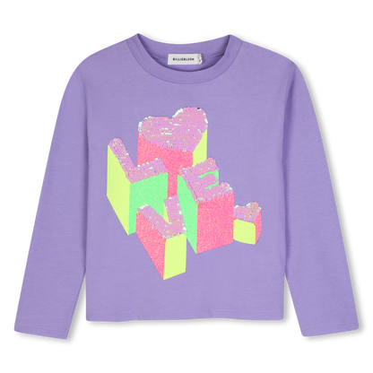 T-shirt com Lantejoulas Reversíveis BILLIEBLUSH