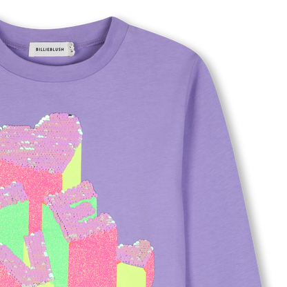 T-shirt com Lantejoulas Reversíveis BILLIEBLUSH