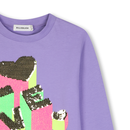 T-shirt com Lantejoulas Reversíveis BILLIEBLUSH