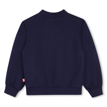 Sweatshirt em Fleece com Missangas e Lantejoulas BILLIEBLUSH
