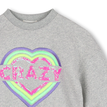 Sweatshirt Brilhante com Lantejoulas BILLIEBLUSH