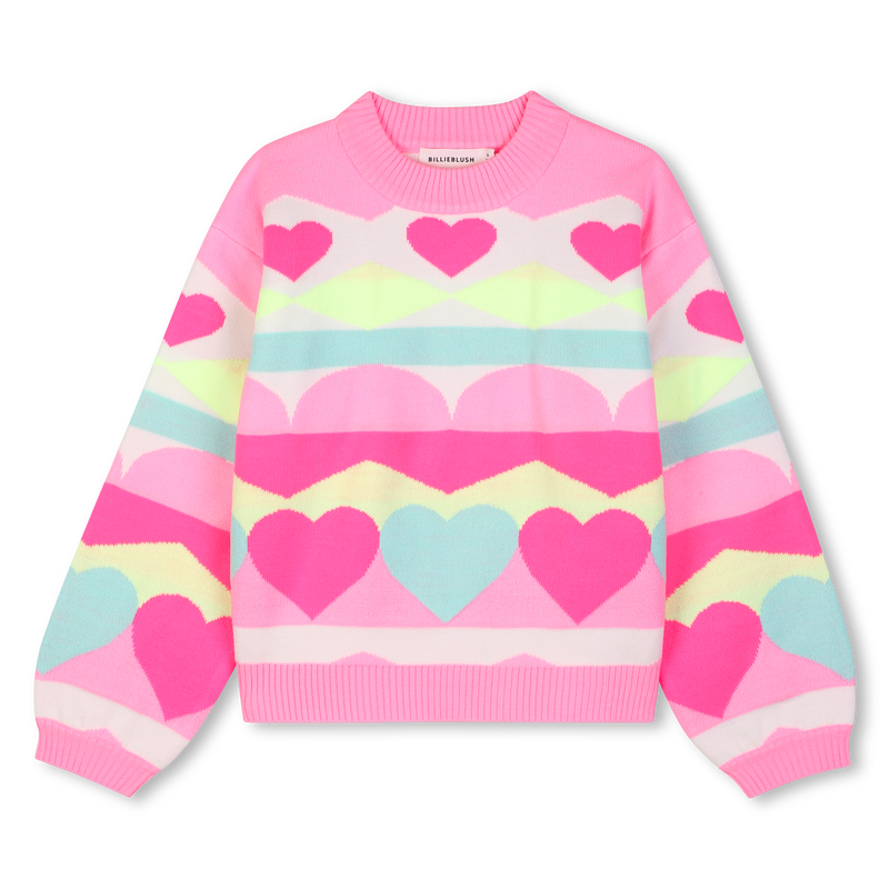 Camisola de Malha Jacquard Multicolor BILLIEBLUSH