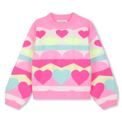 Camisola de Malha Jacquard Multicolor BILLIEBLUSH