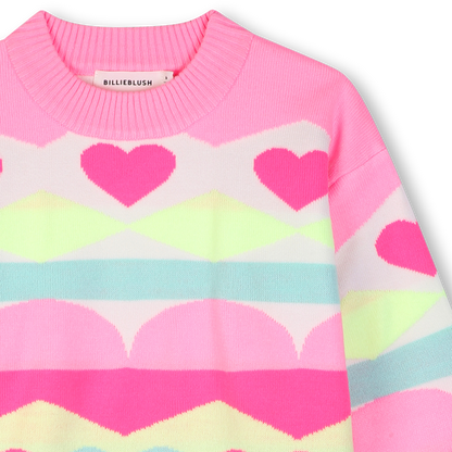 Camisola de Malha Jacquard Multicolor BILLIEBLUSH