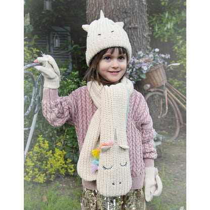 Knitted gloves &quot;Unicorns&quot;