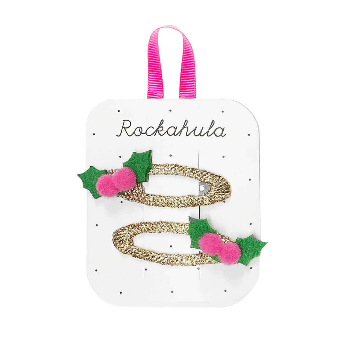 &quot;Holly PomPom&quot; Hooks