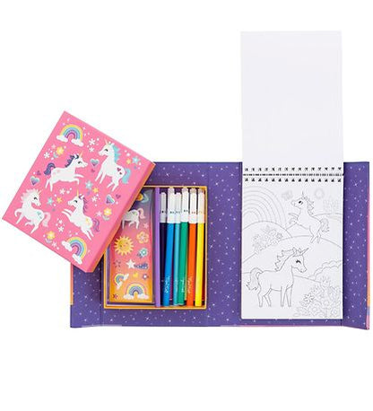 Conjunto para colorir - Unicórnios