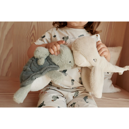 Mamá y bebé tortuga de peluche