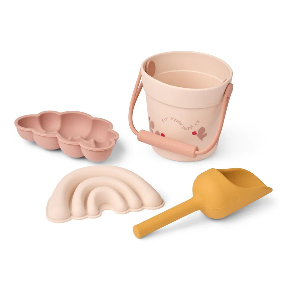 Conjunto Mini de Praia Kit – Balde, Pá e Moldes