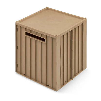 Storage box with lid