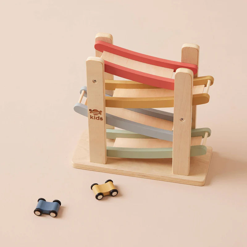 Rampa de madera para coches