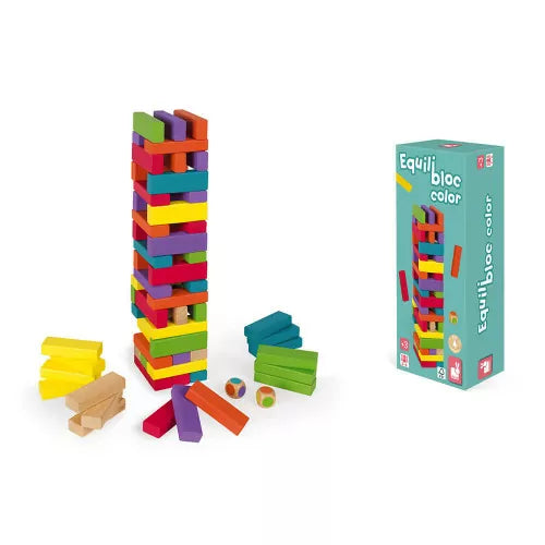 Torre de equilibrio de madera