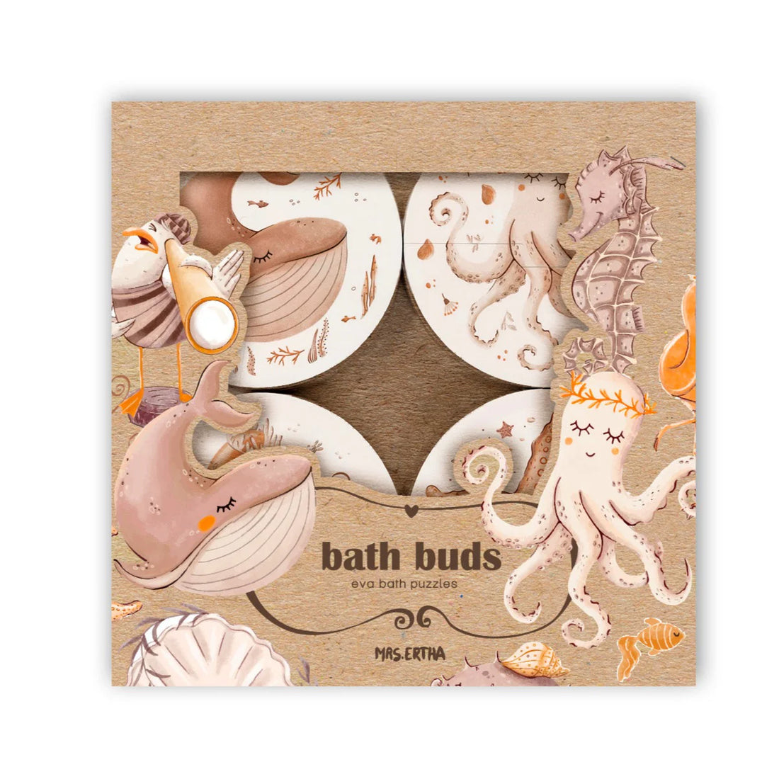 Puzzle de banho flutuantes