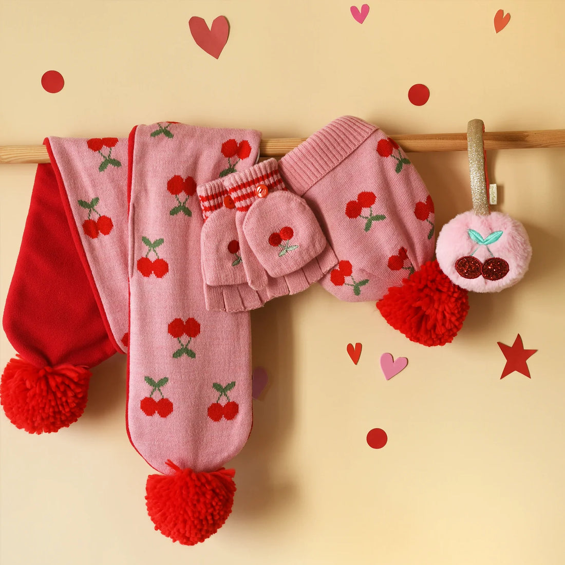 Rockahula – Cachecol de Malha Cheerful Cherry