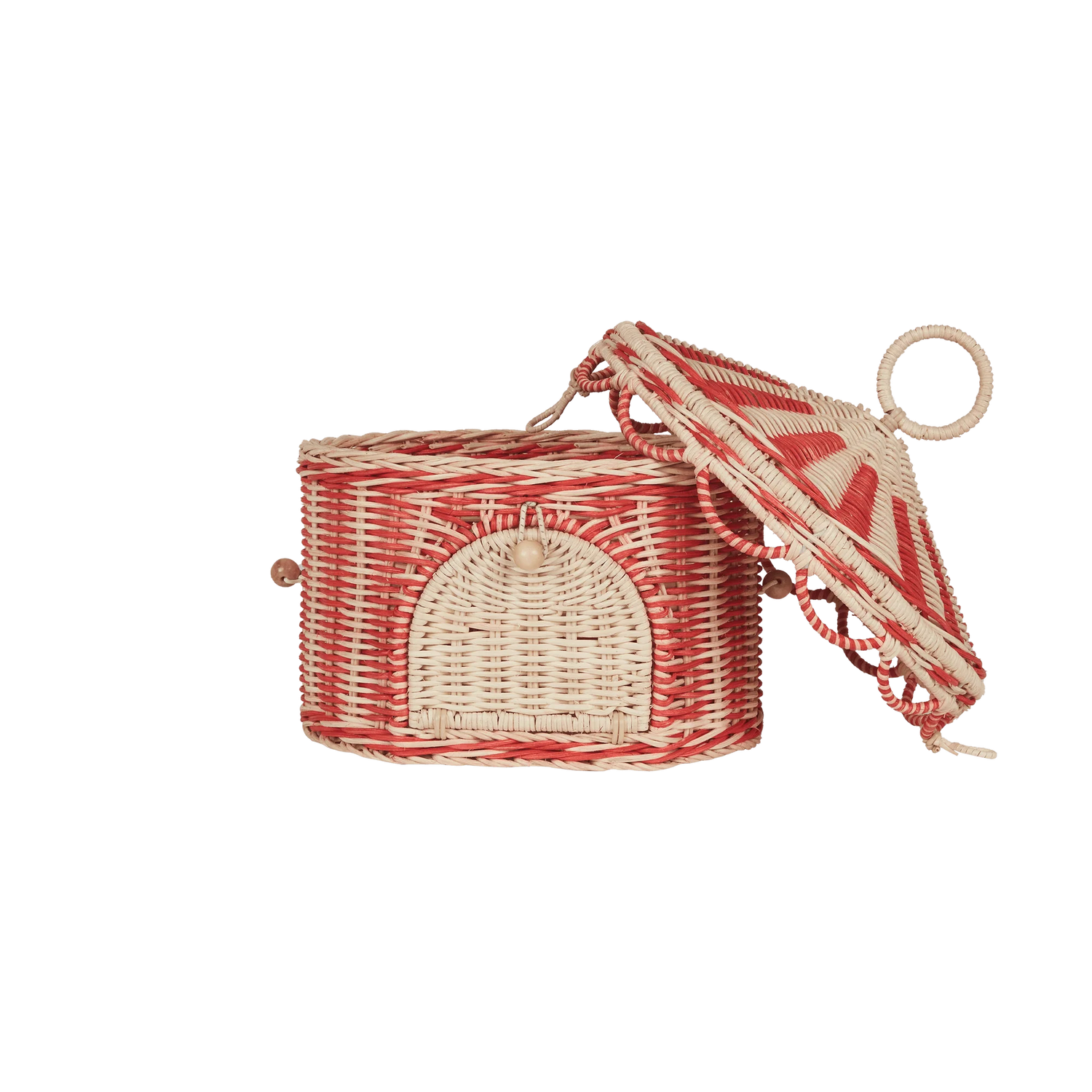 Small &quot;Circus Tent&quot; storage basket