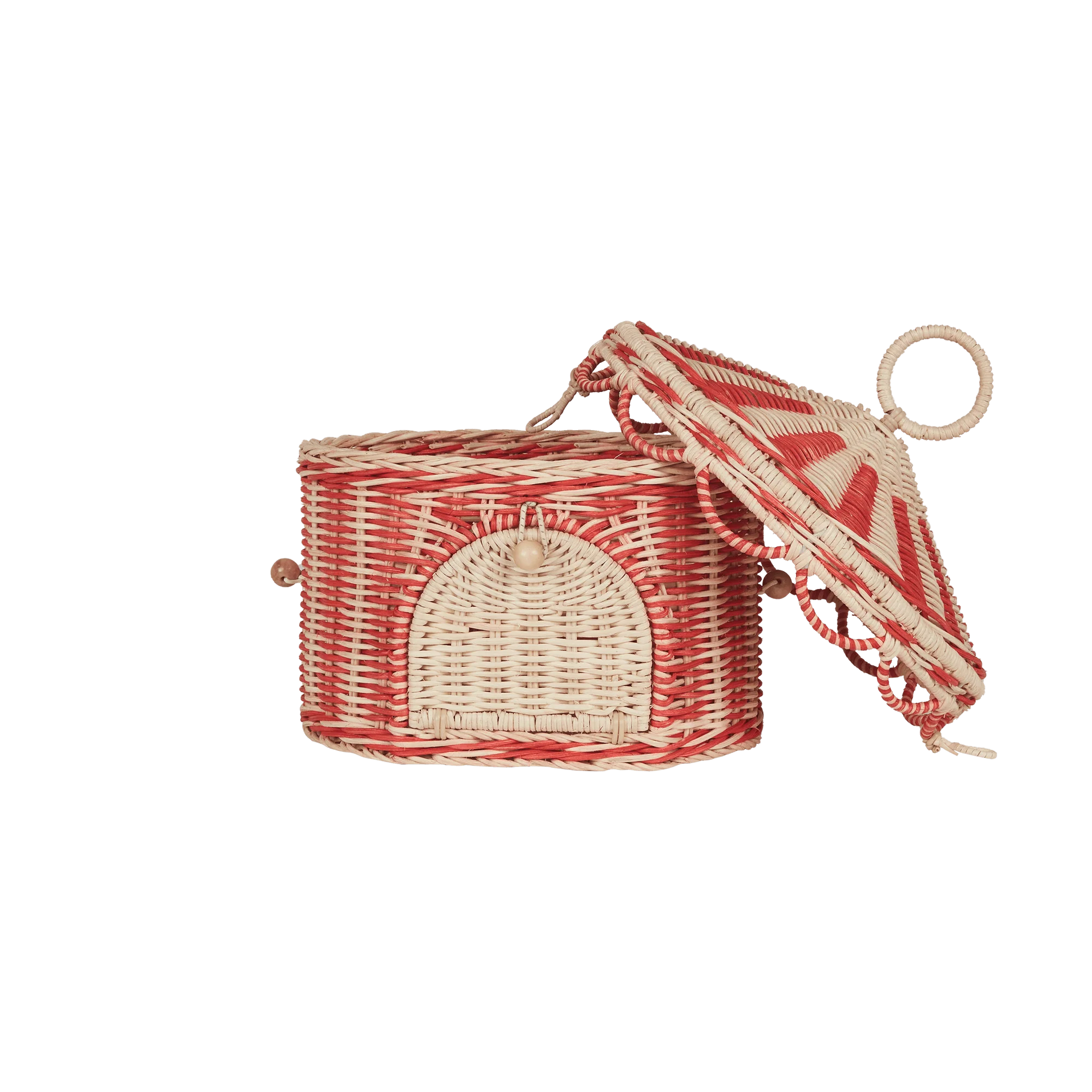 Small &quot;Circus Tent&quot; storage basket