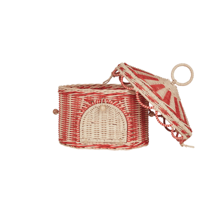 Small &quot;Circus Tent&quot; storage basket