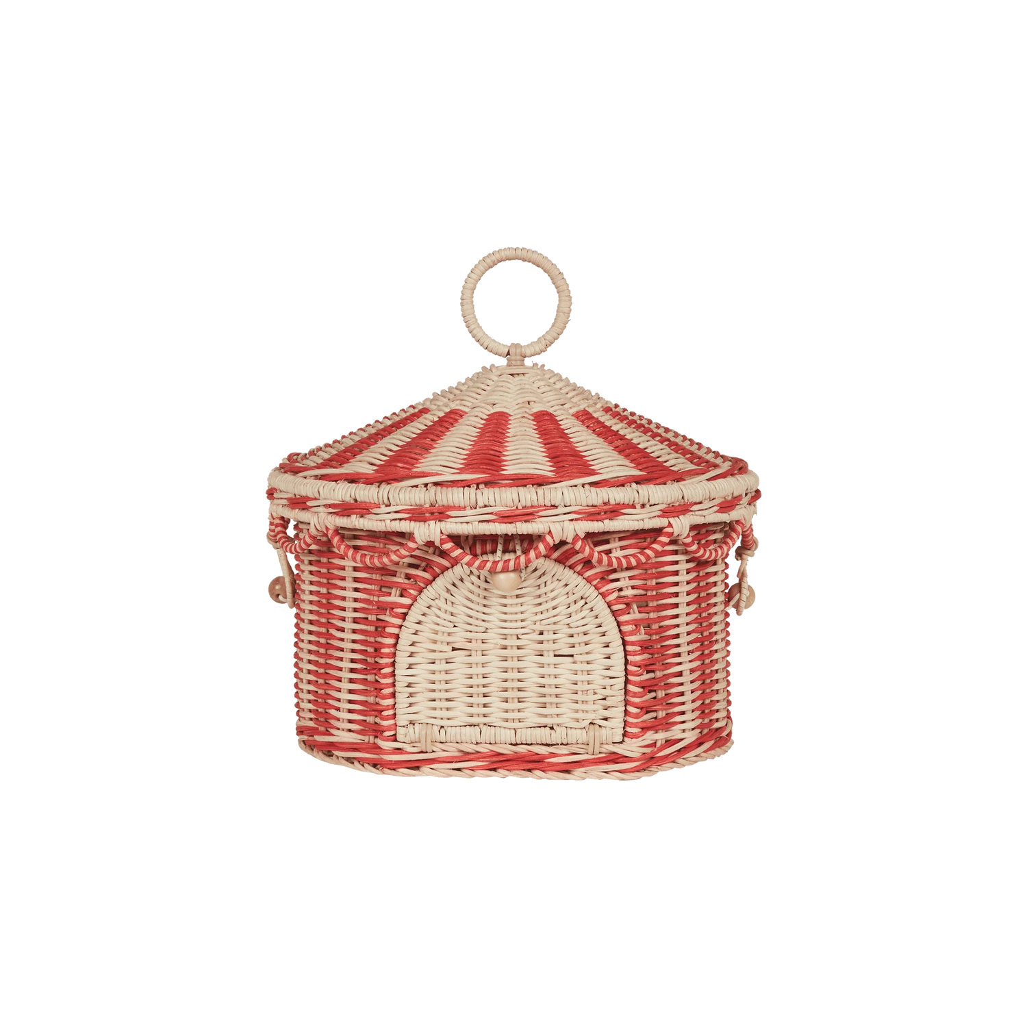Small &quot;Circus Tent&quot; storage basket