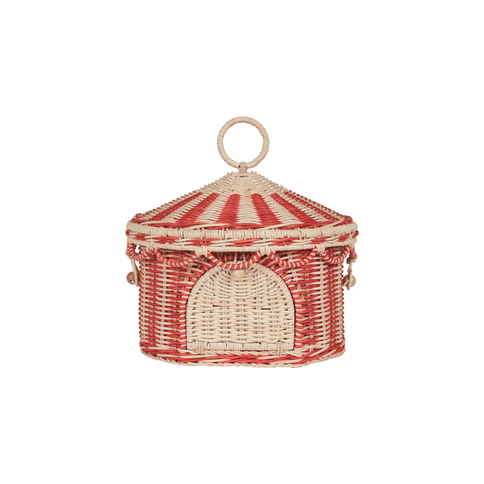 Small &quot;Circus Tent&quot; storage basket