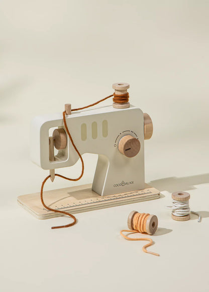 maquina de coser de madera