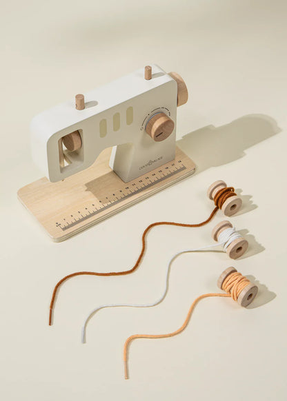maquina de coser de madera