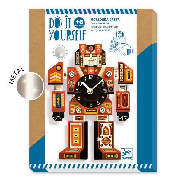Kit Criativo – Relógio Robô para Montar