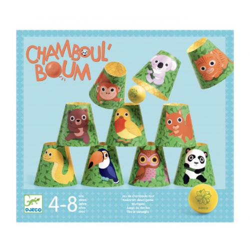 Chamboul Boum - Juego de bolos con animales para fiestas