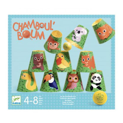 Chamboul Boum - Juego de bolos con animales para fiestas