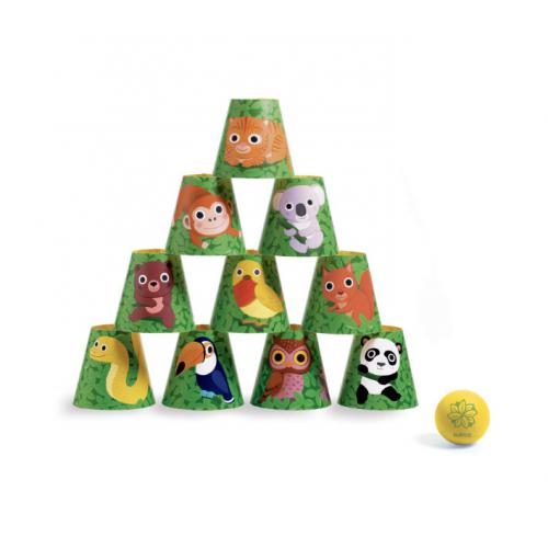Chamboul Boum - Juego de bolos con animales para fiestas