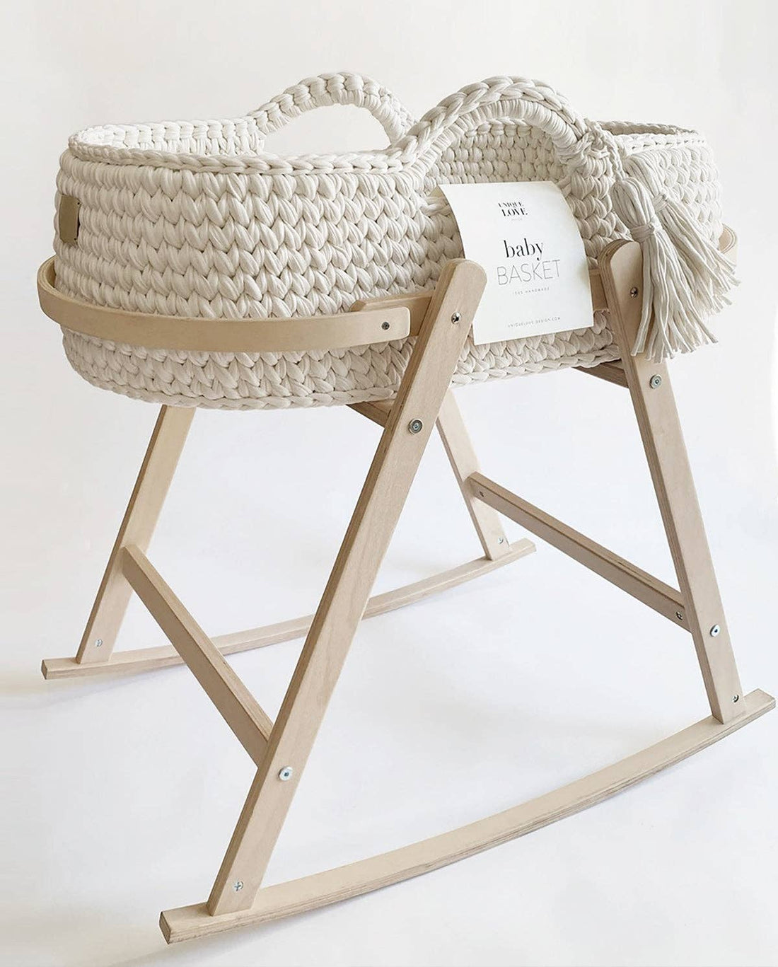 Baby basket frame - natural
