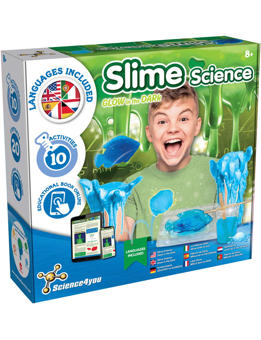 Fábrica de Slime Brilha no Escuro