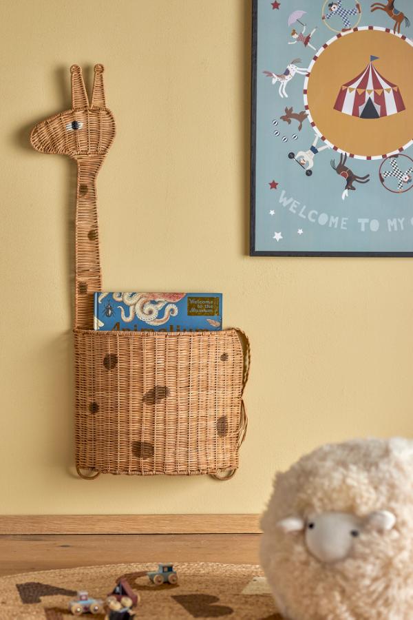 Cesta de Pared Philine Jirafa Bloomingville MINI en Ratán