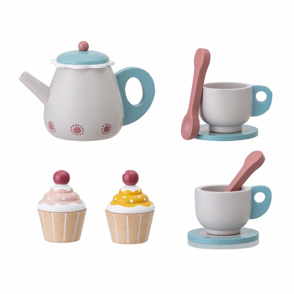Juego de té de madera