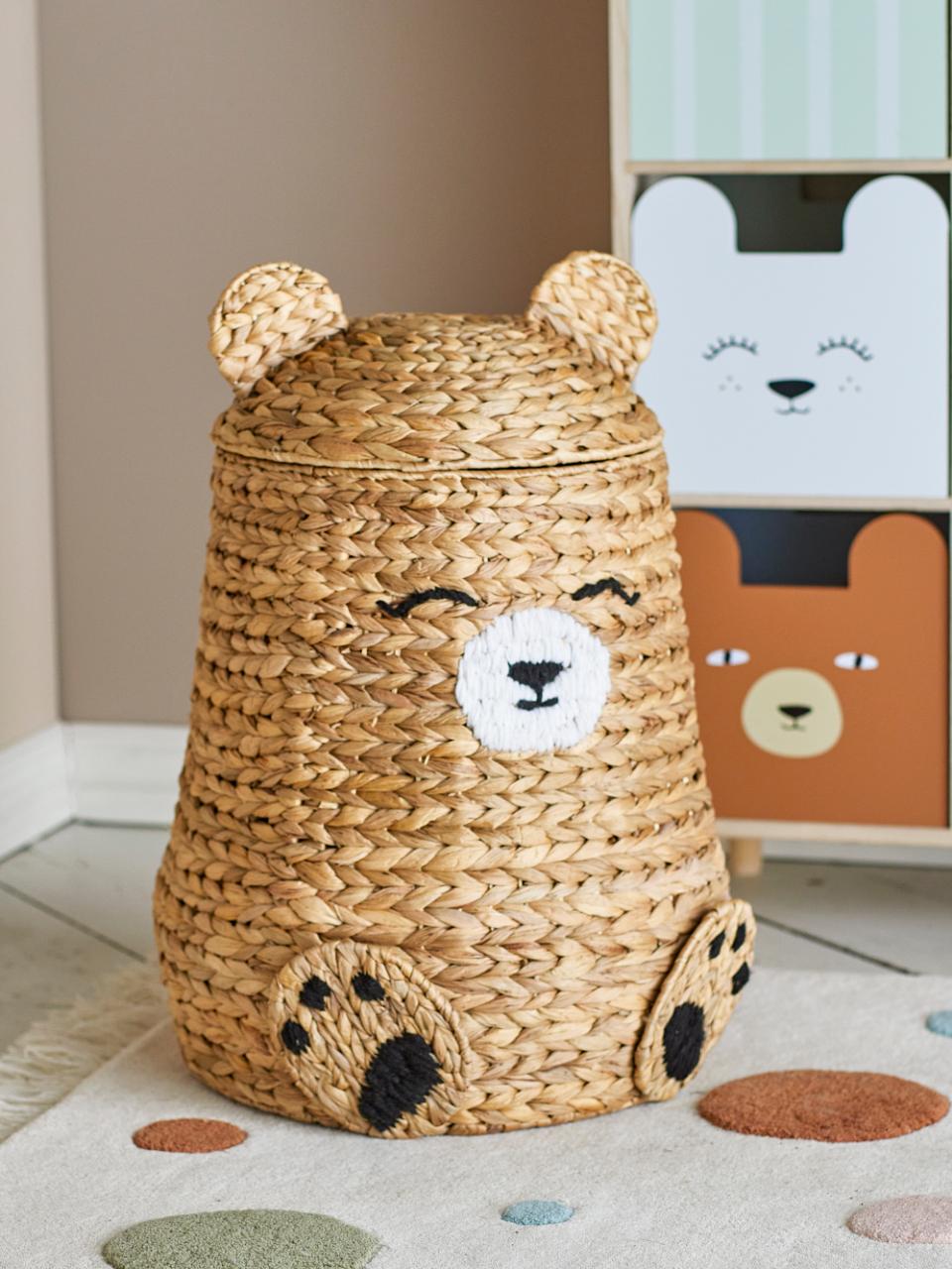 Cesto com tampa - Urso