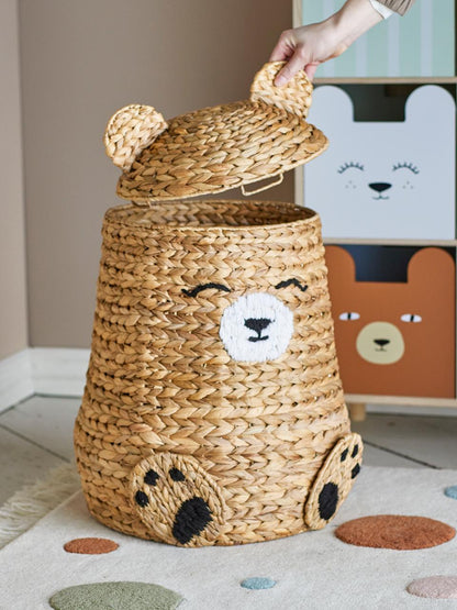 Cesto com tampa - Urso