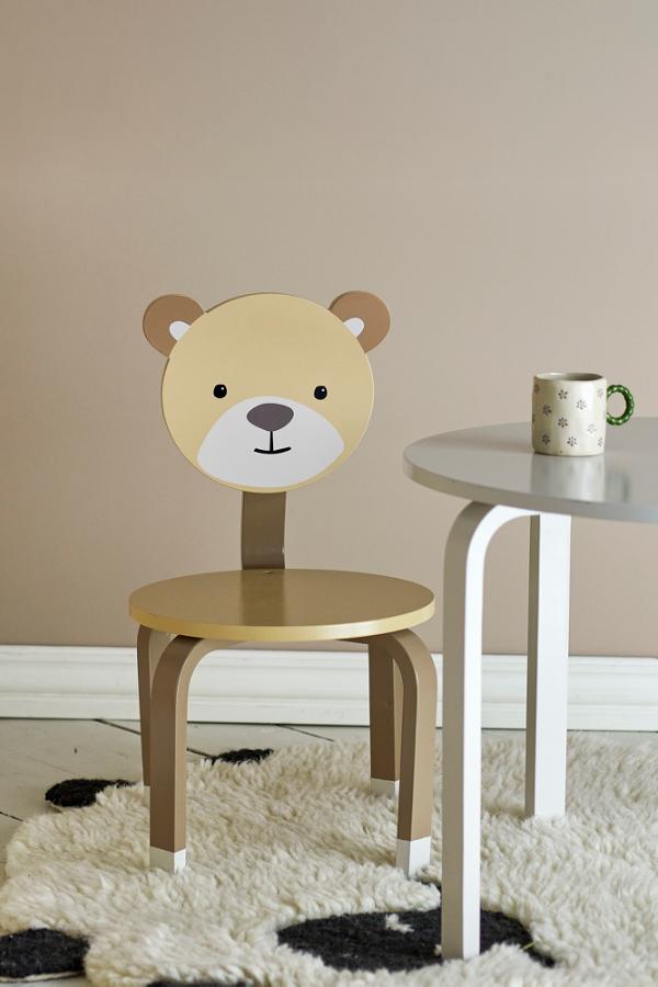 Cadeira infantil Ursinho Castanho ou Coelhinho