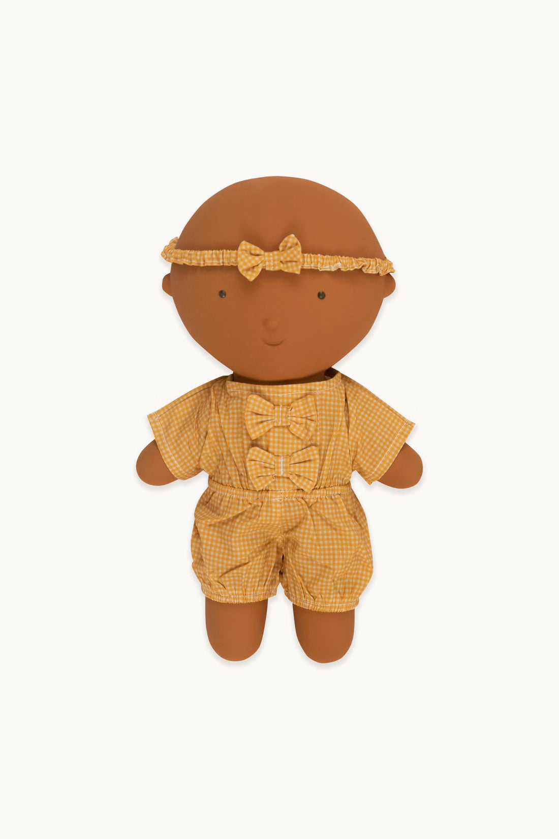 Gommu Yellow Vichy - Fato e Laço