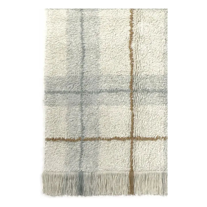 Tapete Lavável Tartan Blue Sage