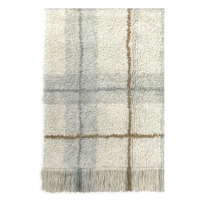 Tapete Lavável Tartan Blue Sage