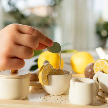 Conjunto de Chá de Madeira – Afternoon Tea Lemon | Jabadabado