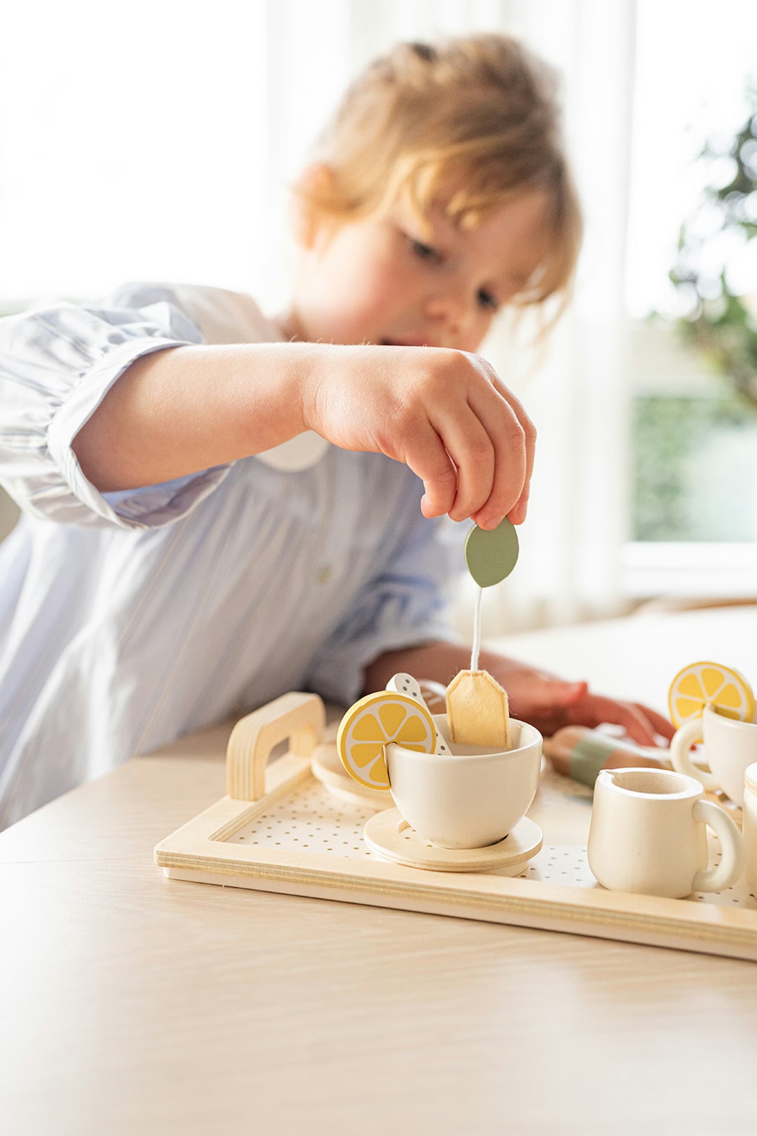 Conjunto de Chá de Madeira – Afternoon Tea Lemon | Jabadabado