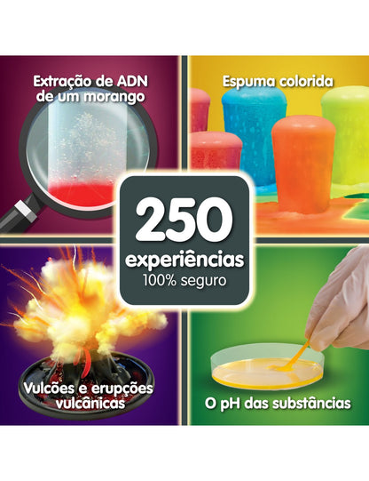 Super Mega Kit de Ciências 250 Experiências